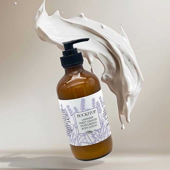 USA Made Lavender Spa Gifts for Women with Hand Cream, Handcrafted Lavender Soap, Soap Saver, Body Buffer. Luxurious Bath Sets for Women Gift -Give Body Lotion / Hand Lotion Gift Basket with Love