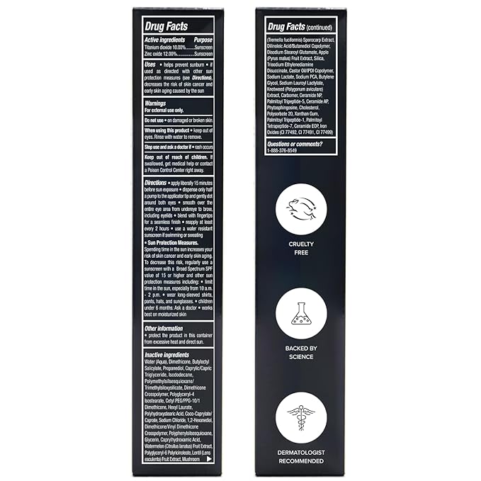 DRMTLGY Luminous Eye Corrector SPF 41, Under Eye Color Corrector for Dark Circles, Anti-Aging Tinted Eye Cream, Hydrating Eye Serum with Peach Undertone FSA/HSA Eligible, Fair