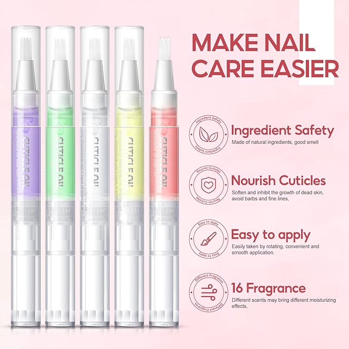 Peacecolor Cuticle Oil Pen Acrylic Nail Kit