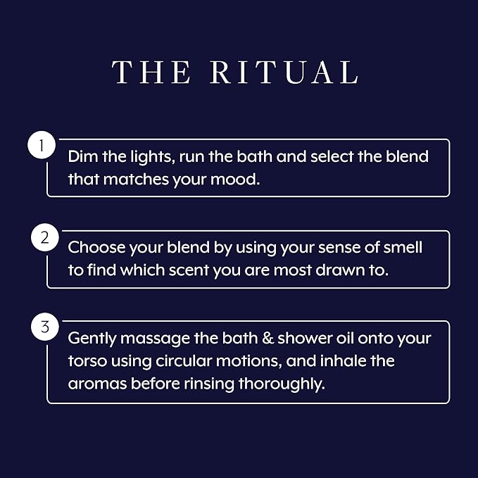 Aromatherapy Associates Essential Oil Blends – Luxury Body and Shower Oils for Dry Skin and Daily Aromatherapy, 10-Pack (0.30 fl oz Each) in Decorative Gift Box