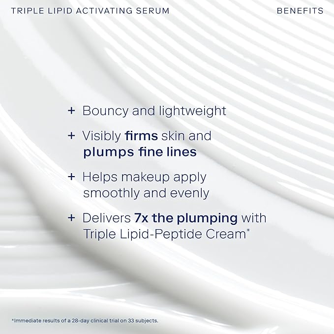 Skinfix Barrier+ Triple Lipid Activating Serum: Featuring Patented* Anti-Aging B-L3™ Complex and 10 Potent Active Ingredients for Firmer, Plumper, and Smoother Skin, 1 oz