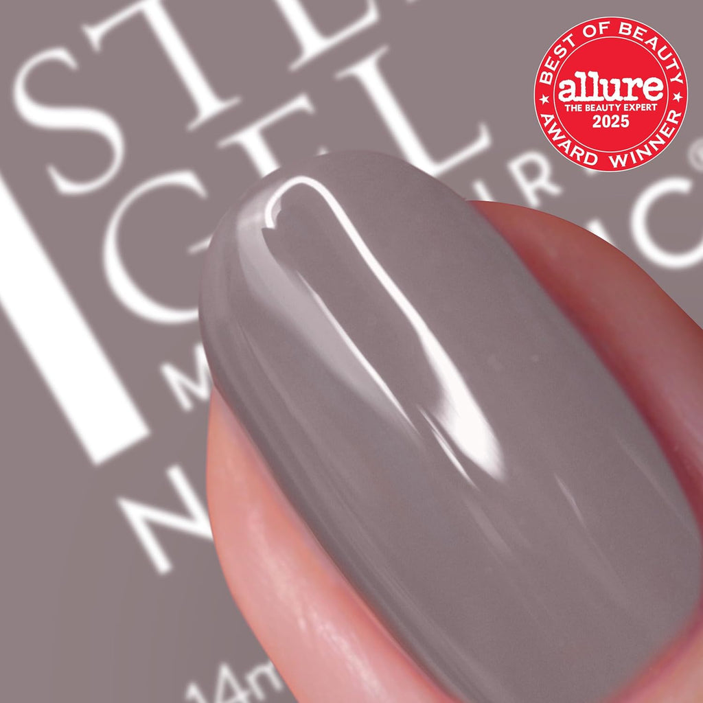 Nails Inc It's Topless Gel-Like Nail Polish, 4-in-1 Base Coat, Treatment, Color & Top Coat, Long Lasting, Strong, Chip Free Nails, Glossy Salon Quality Manicure, Air Dry Nail Polish, Megan, 0.47 Fl Oz