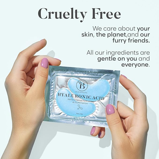 Hyaluronic Acid Under Eye Patches(30 Pairs) Under Eye Patches for Dark Circles, Under Eye Patches for Puffy Eyes and Dark Circles, Under Eye Mask, Eye Care, Puffy Eyes Treatment