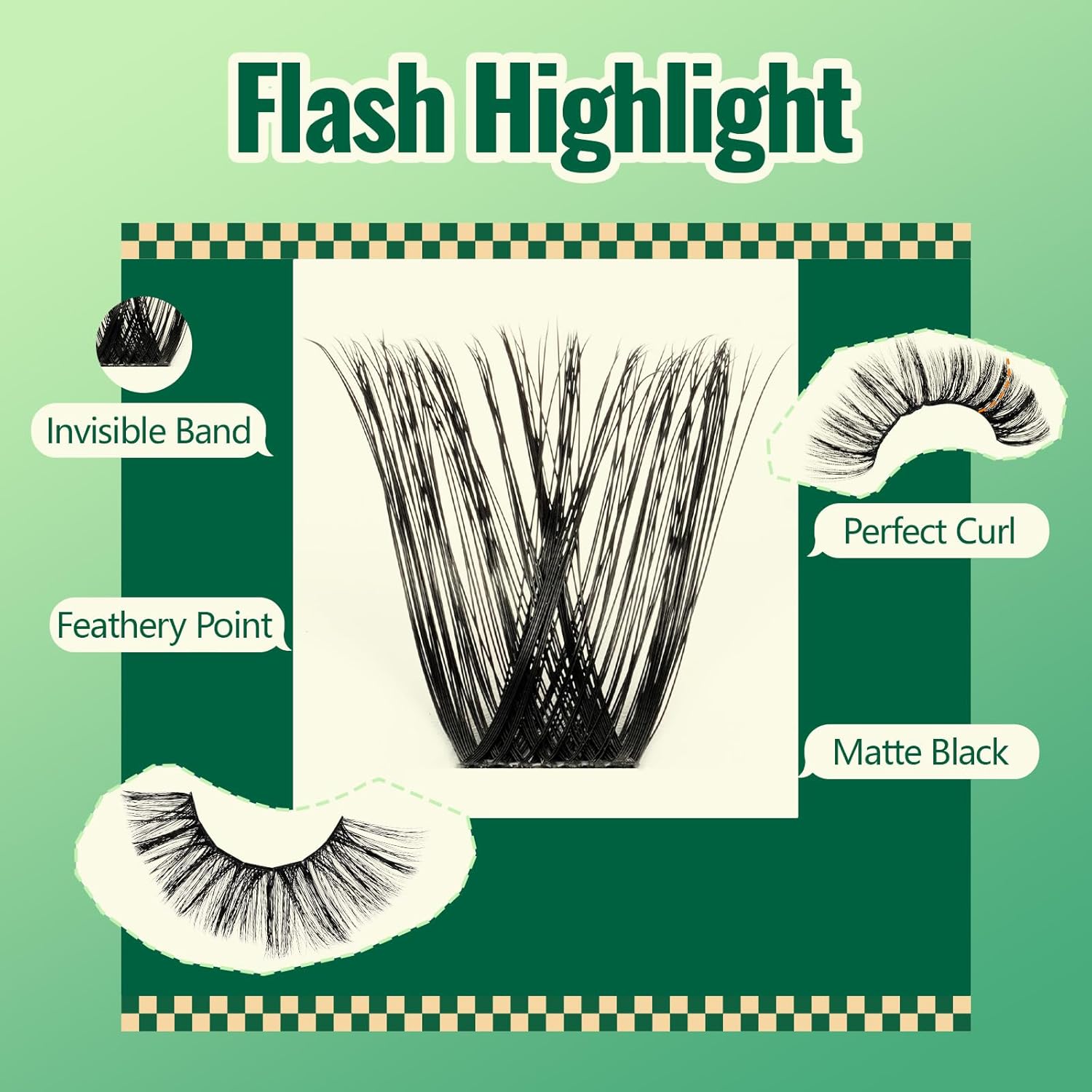 Lash Clusters 96pcs Eyelash Clusters D Curl 18-24MIX Cluster Lashes KEYYOU Volume Wispy Lash Extension Soft&Comfortable Easy DIY at Home(Y02,D-18-24MIX)