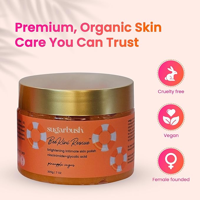Beekini Rescue Ingrown Hair Scrub with Niacinamide