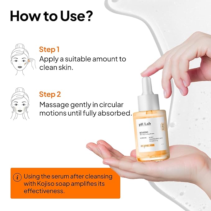 pH Lab Kojiso Skin Serum, Even Skin Tone (Pack of 1)