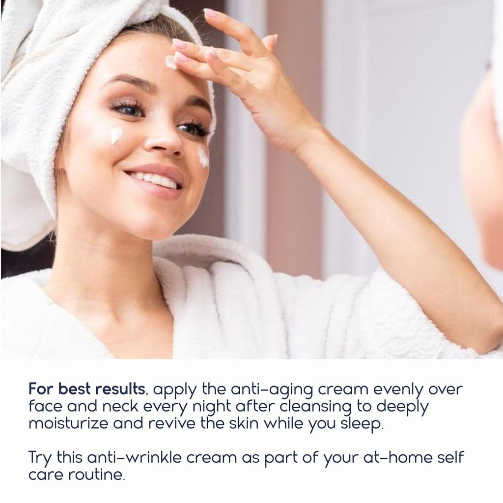 Instant Face Lift Cream, Face Cream for Older Women 60 Plus - Wrinkle Cream for Face Deep Wrinkles - Face Moisturizer for Women Dry Skin | Night Cream Anti Aging - 1.69 Fl Oz