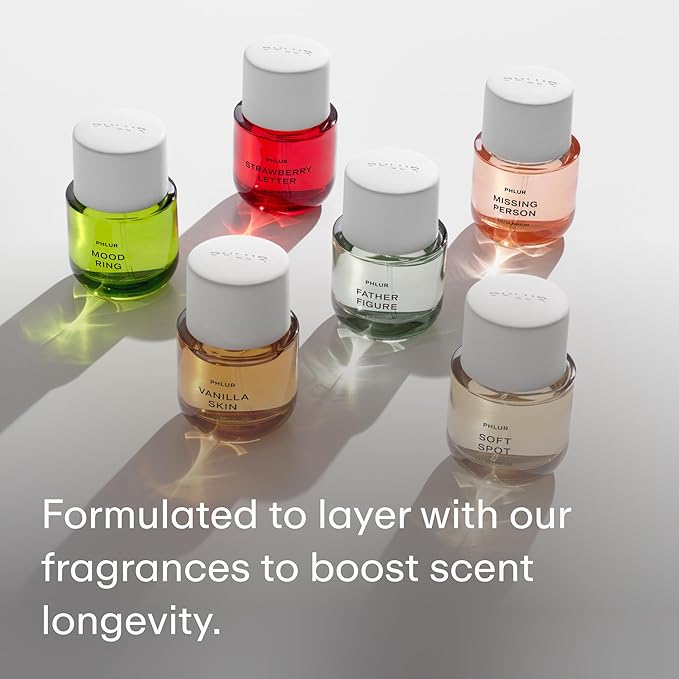 PHLUR Missing Person Body Oil - Lightweight & Nourishing - With Ceramide-Rich Oils & Skin-Mimicking Lipids - Bergamont, Musk, Orange & Sandalwood Floral Scented Body Oil (4 Fl Oz)