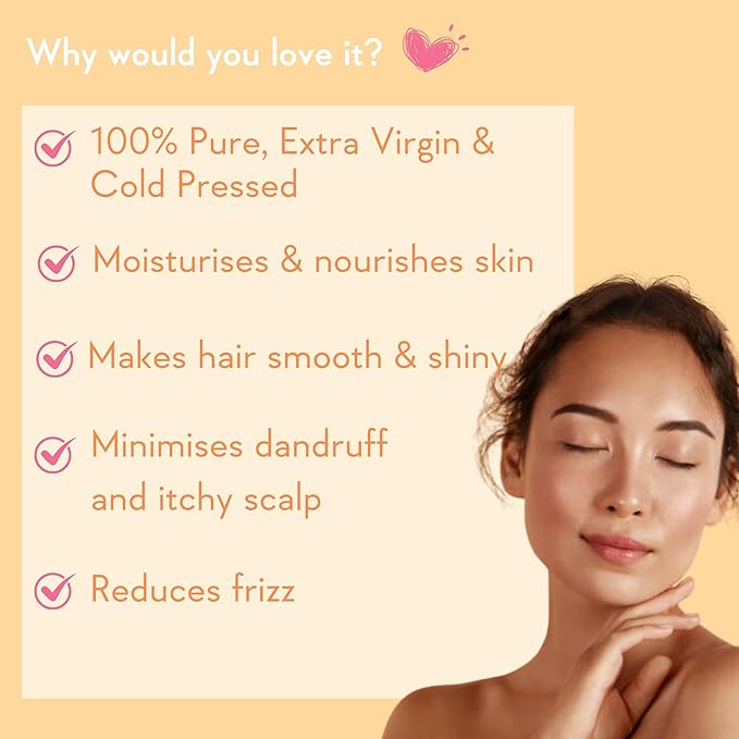 Premium Cold Pressed Castor Oil For Hair & Skin (200Ml)