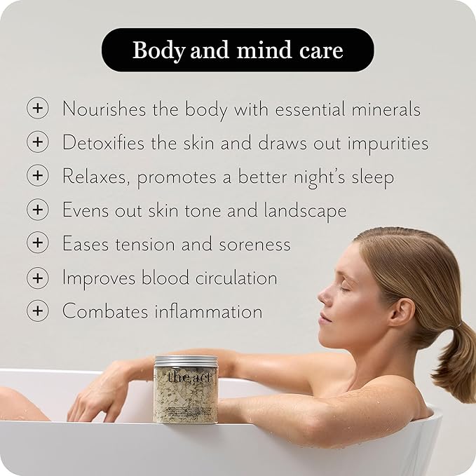 Magnesium Flakes for Bath – Relaxing Aromatherapy Blend with Ylang-Ylang, Lavender & Mandarin Oils for Muscle Relief, Detox, Better Sleep – Magnesium Bath Soak for Women Men - Bath Salts 14.11 Oz