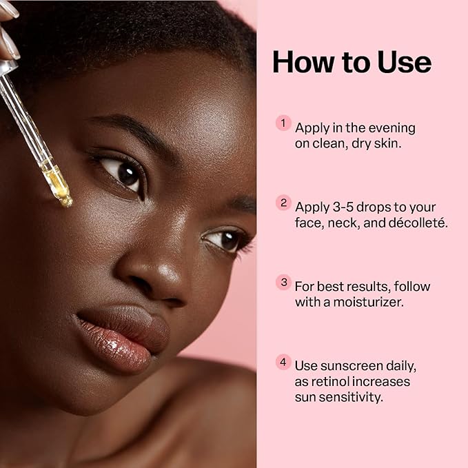 Skin Renewing Retinol Serum for Face Anti Aging & Pore Refining - Firming Serum for Fine Lines - Resurfacing Retinol Serum for Acne Marks - Retinol for Beginners Mild Formula 0.1%