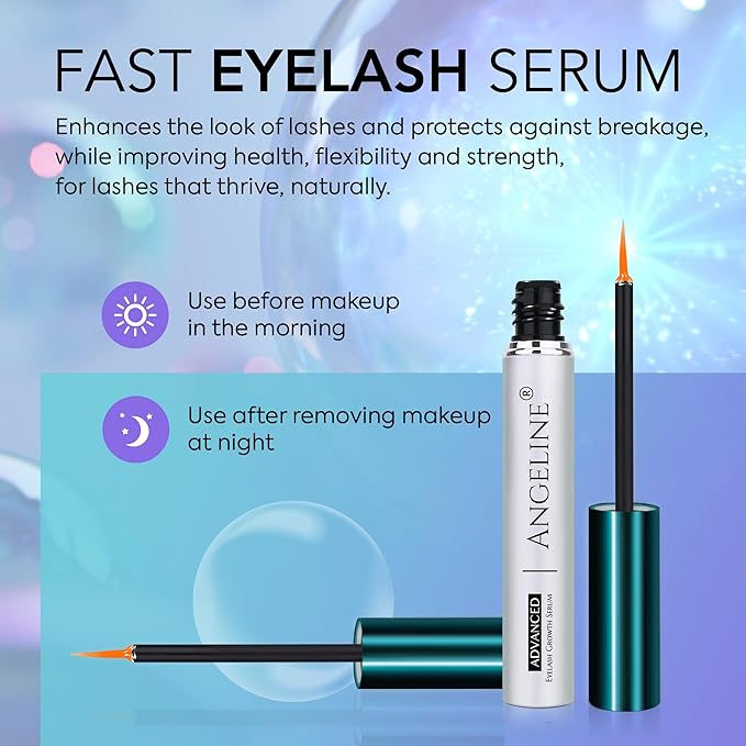 Premium Lash Serum for Eyelash Growth Serum, Advanced Lash Growth Formular for Longer, Fuller and Thicker Lashes and Brows 5ml