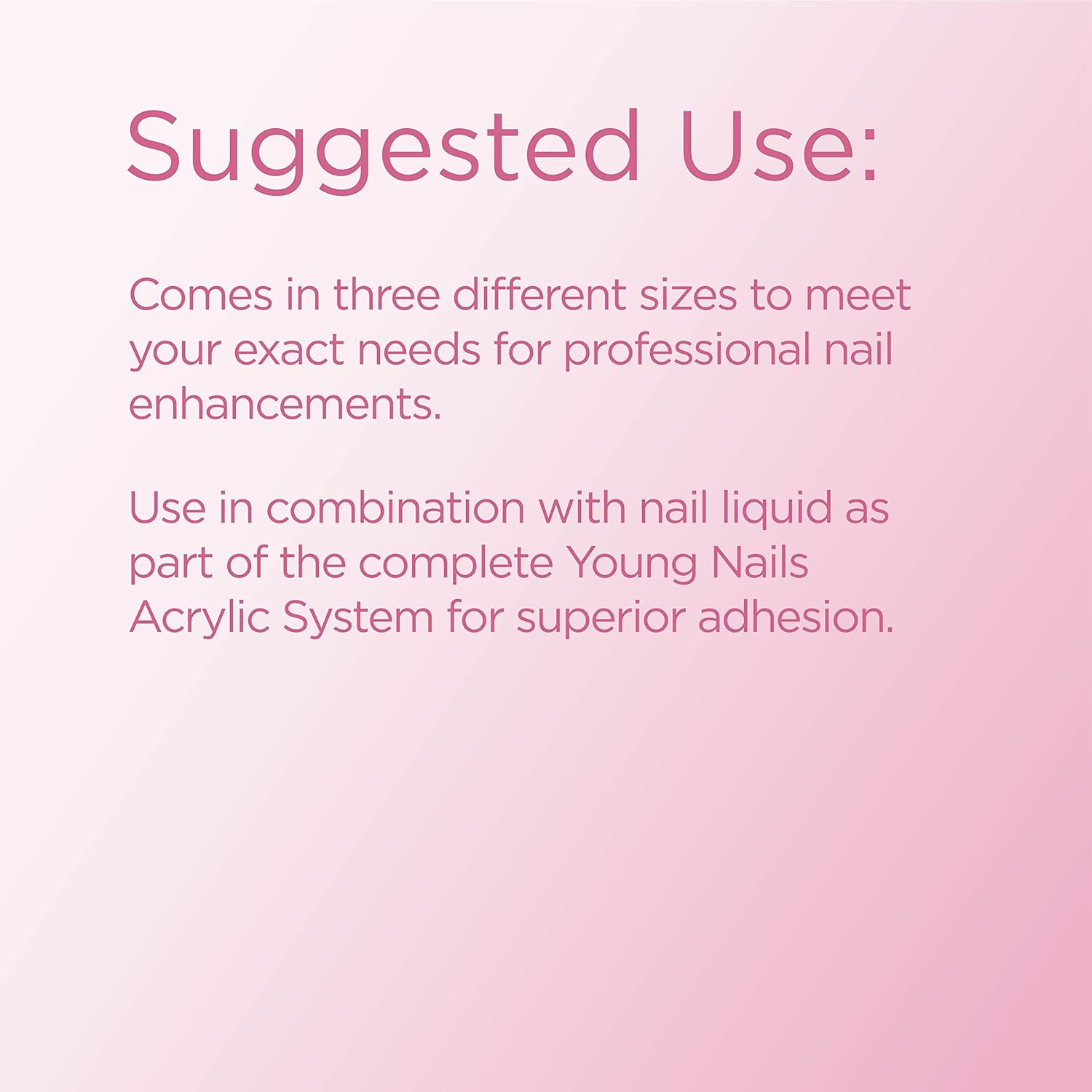 Young Nails Acrylic Core Powder - Self-Leveling Acrylic Nail Powder, Clear Nude Pink White Acrylic Powder for Nail Extenstion, Professional Grade, Superior Adhesion, Color - Natural, 85g