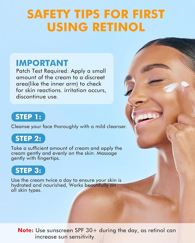 Retinol Cream for Face Moisturizer,Anti-Aging Collagen for Tightening Skin,Day & Night Face Collagen Cream,Anti Wrinkle for Women and Men - 60ml