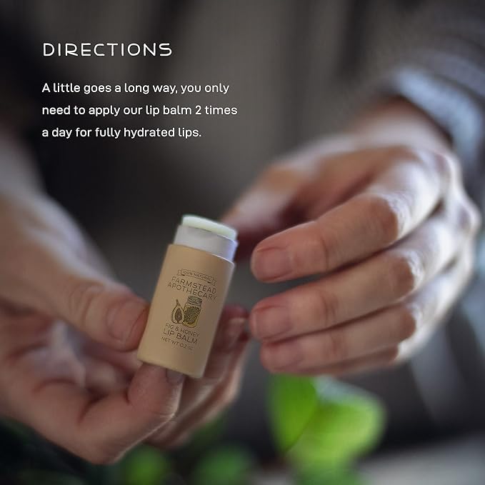 Farmstead Apothecary Lip Balm (Fig & Honey, 1 Pack)