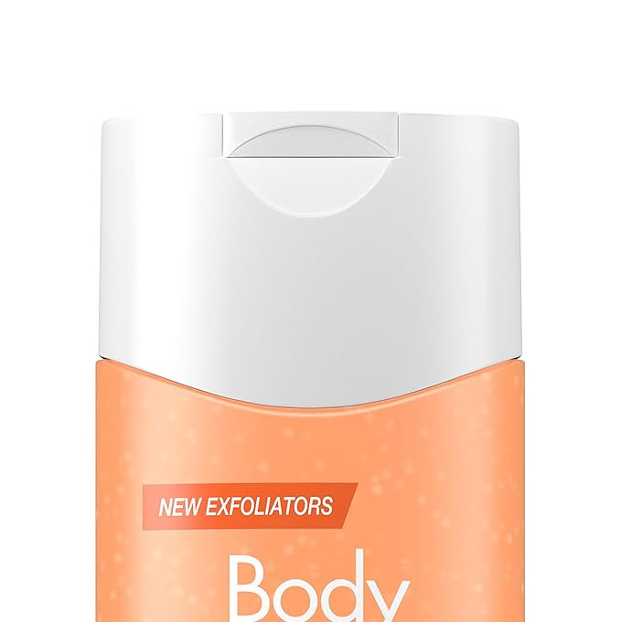 Neutrogena Body Clear Oil Free Acne Body Scrub with Salicylic Acid, Exfoliating Body Wash for Back, Chest, and Shoulders, 8.5 fl. oz (Pack of 2)