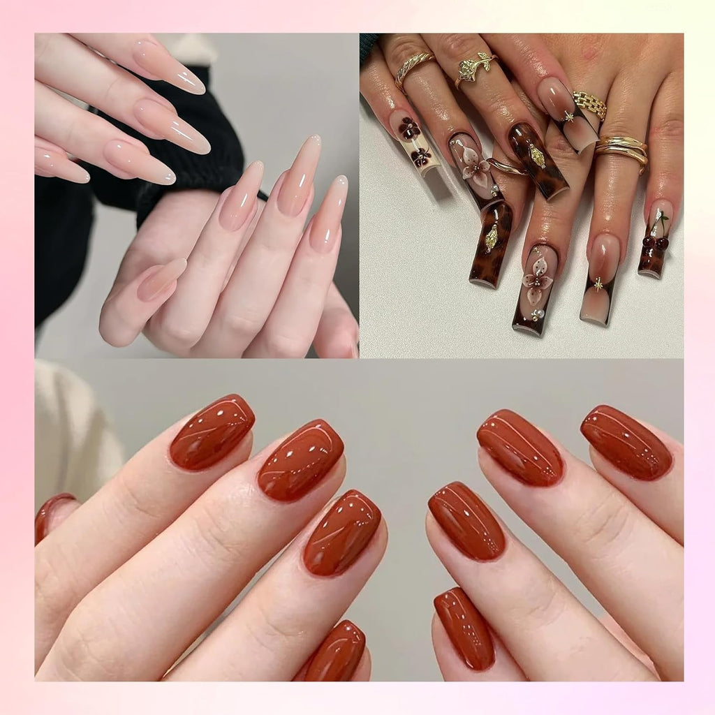 Super Acrylic Powder 28g: 3Pcs Large Capacity Imperial Topaz Carnelian Nail Polymer for 3D Art Carving French Extension - 1oz. Autumn Blonde Professional Acrylic Powder No Need Lamp