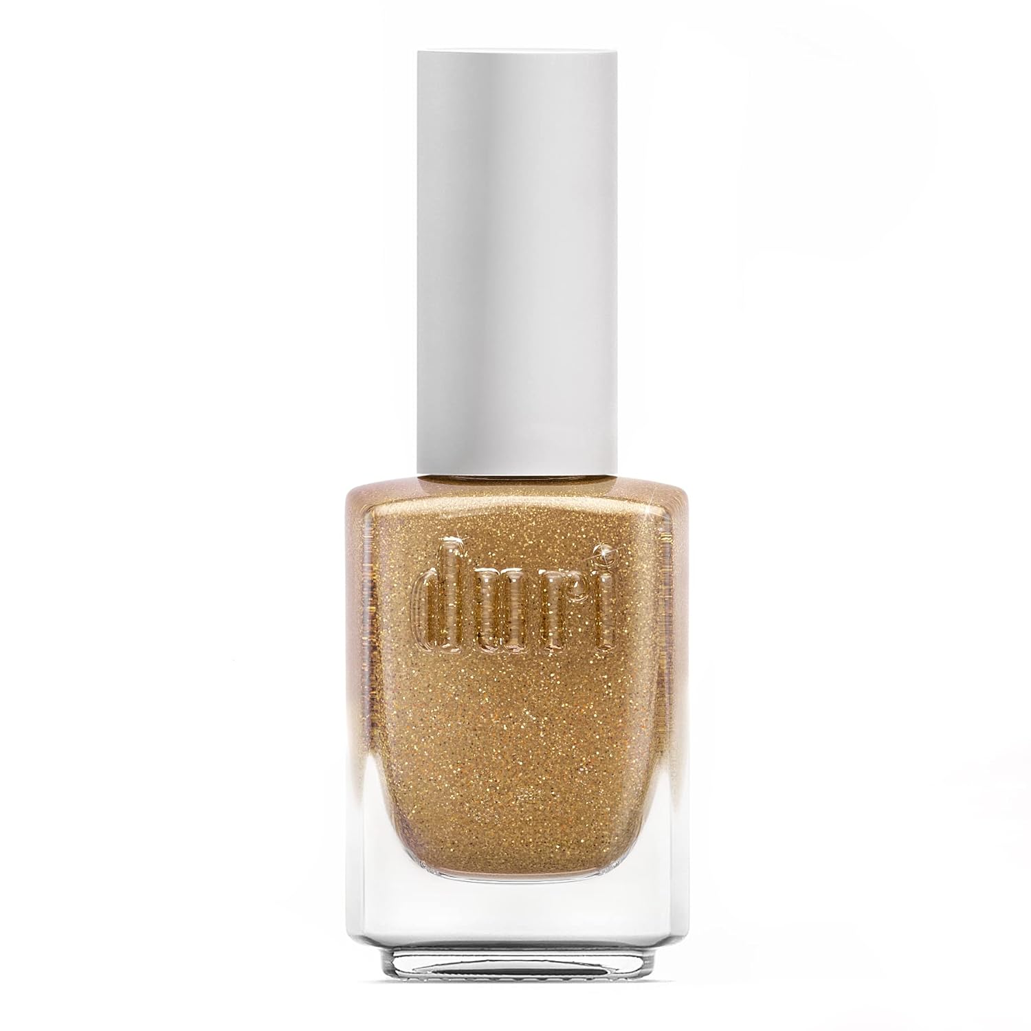duri Nail Polish, 178 All that Glitters, Festive and Stylish Gold Glitter, Semi-Sheer Coverage, Lasting, Quick Drying, 0.45 Fl Oz