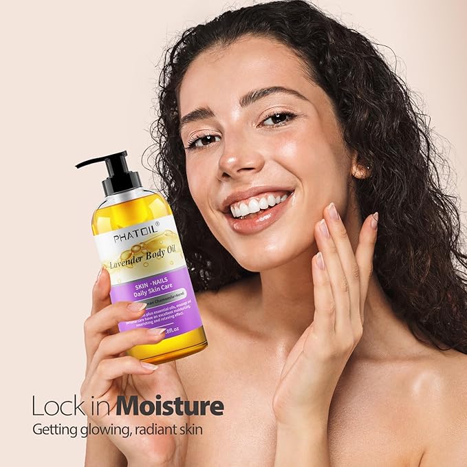 260 ml (8.8 fl.oz) Lavender Body Oil and Rosemary Body Oil