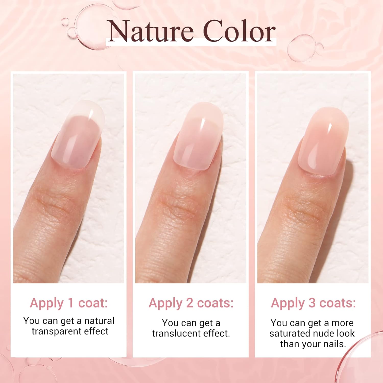 AZUREBEAUTY Dip Powder Nail Kit, Jelly Translucent Milky White Sheer Pink Nude Neutral Clear 8 Colors, Dipping Powder Liquid Set Added Matte Top Coat with Nail Sticks French Nail Art Manicure Salon