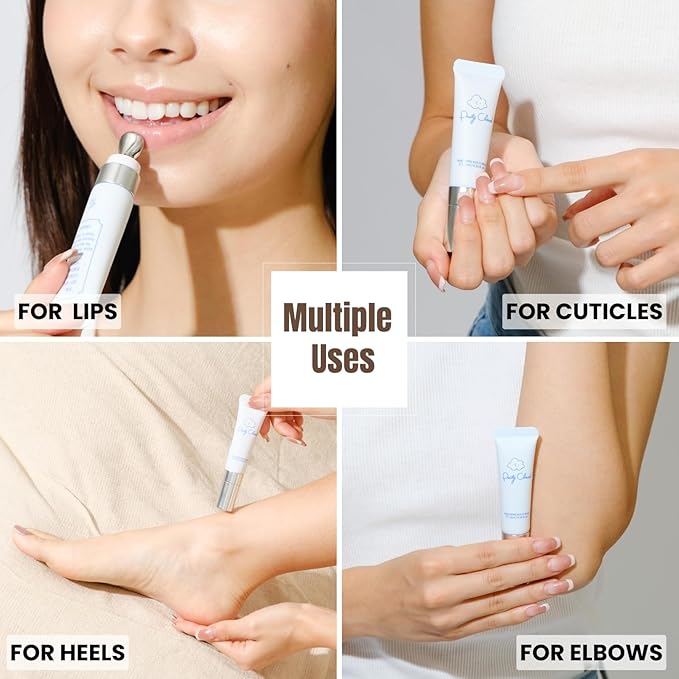 Vegan Multi Balm With Shea Butter, Squalane, Ceramide, Fragance-Free, Beeswax-Free, Petrolatum-Free, Cruelty-Free, Best for Dry, Chapped Lips And Skin. 0.34fl. oz. (Untinted)