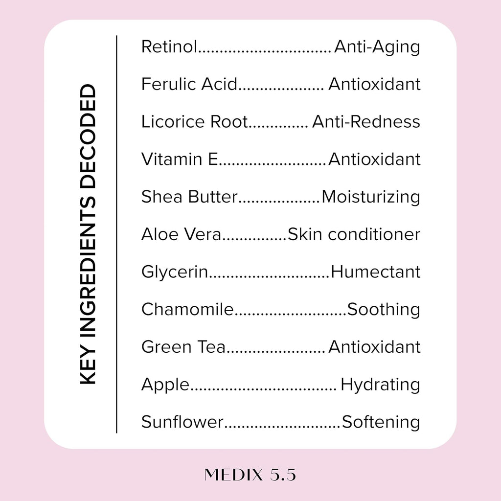 MEDIX Fragrance Free Firming Retinol Body Lotion + Brightening Vitamin C Cream 2pc Skin Care Set | Crepey Skin Care Treatment | Anti Aging Body Cream & Face Moisturizer For Crepe Skin & Dark Spots