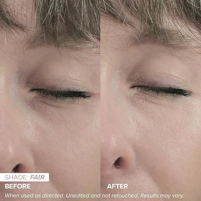 DRMTLGY Luminous Eye Corrector SPF 41, Under Eye Color Corrector for Dark Circles, Anti-Aging Tinted Eye Cream, Hydrating Eye Serum with Peach Undertone FSA/HSA Eligible, Tan