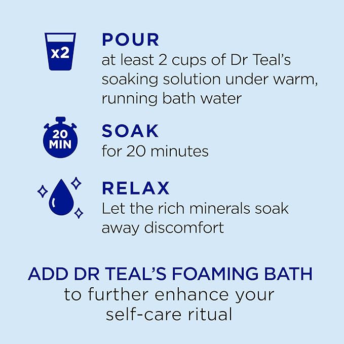 Dr Teal's Pure Epsom Salt, Lavender, Eucalyptus & Wellness Trio Bundle, 3 lbs (Pack of 3)