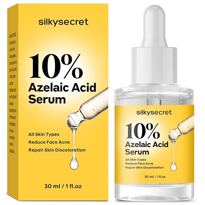 10% Azelaic Acid Serum (1 Fl Oz), Niacinamide Infused Skin Care for Face, Pore Minimizing, Redness Relief, Reduce Cystic Acne Scar, Blemish Control Serum