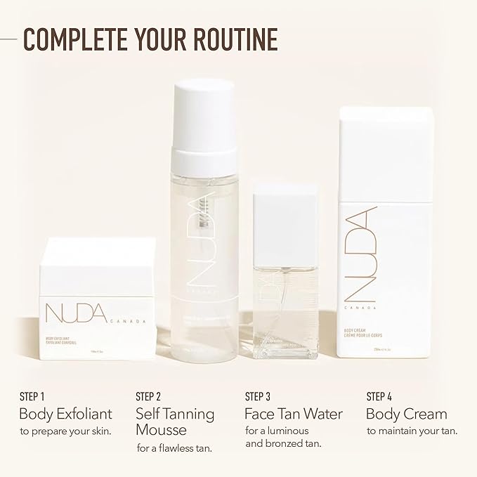 Nuda Body Cream | Sunless Tan-Safe Body Moisturizer for Women | Hydrating Body Lotion with Shea Butter, Avocado Oil, & Vitamin E | Sulfate & Paraben Free Body Lotion, (200 mL)