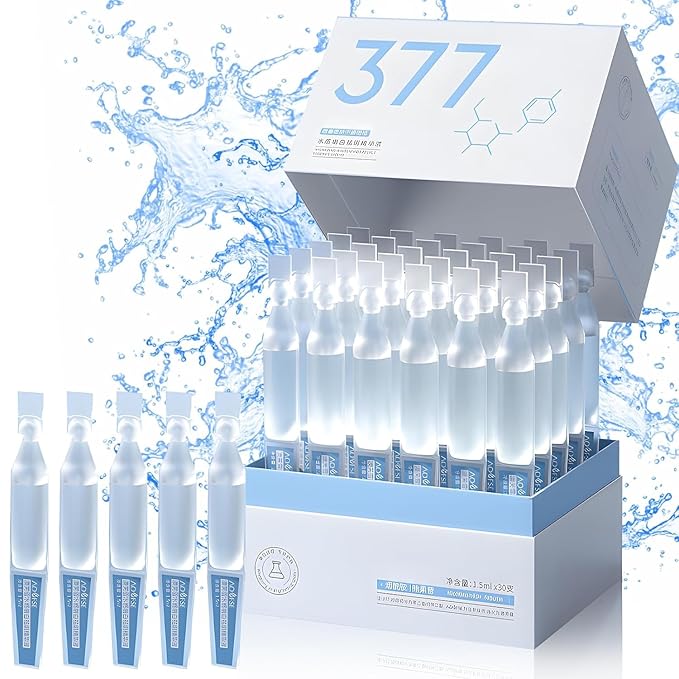 30PCS Hyaluronic Acid Tubes, 3% Hyaluronic Acid Serum Ultra-Hydrating Vials
