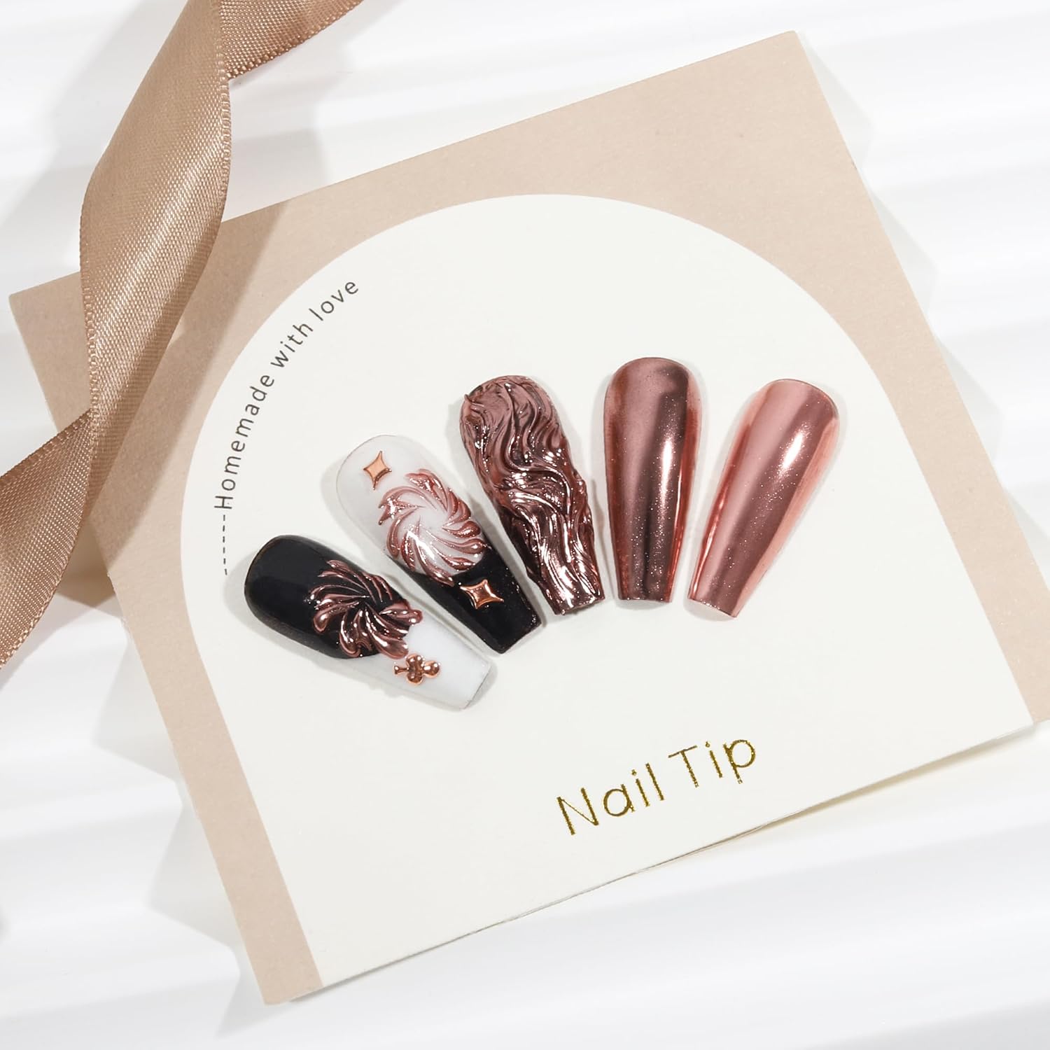 Artdone Chrome Nail Powder, Rose Gold Iridescent Aurora Powder Metallic Mirror Effect Pigment Pearlescent Mermaid Pigment Pearl Glitter Dust Kit, Nail Art Decoration, Resin Craft