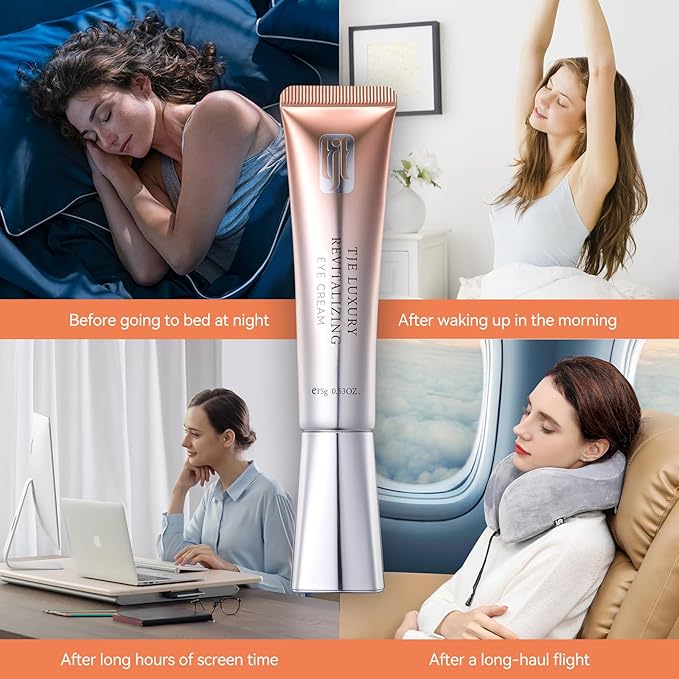 Caffeine Eye Cream(1 PACK), Eye Cream Anti Aging for Dark Circles & Puffiness, Delay Skin Aging, Brightens the Eye Contour,Eye Skin Care Suitable for Men and Women(15g/0.5oz)