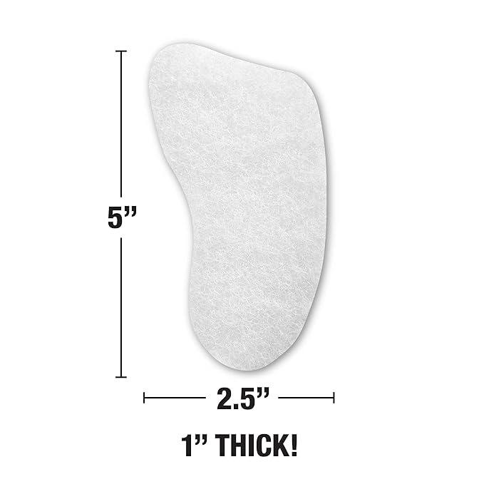 HartFelt Foot Exfoliating Sponge | Chemical-Free Foot Scrubbers for Smooth & Soft Feet | Gentle Sponge Pad for Callus Removal, Dead Skin & Cleansing | Made in USA - 25 Count