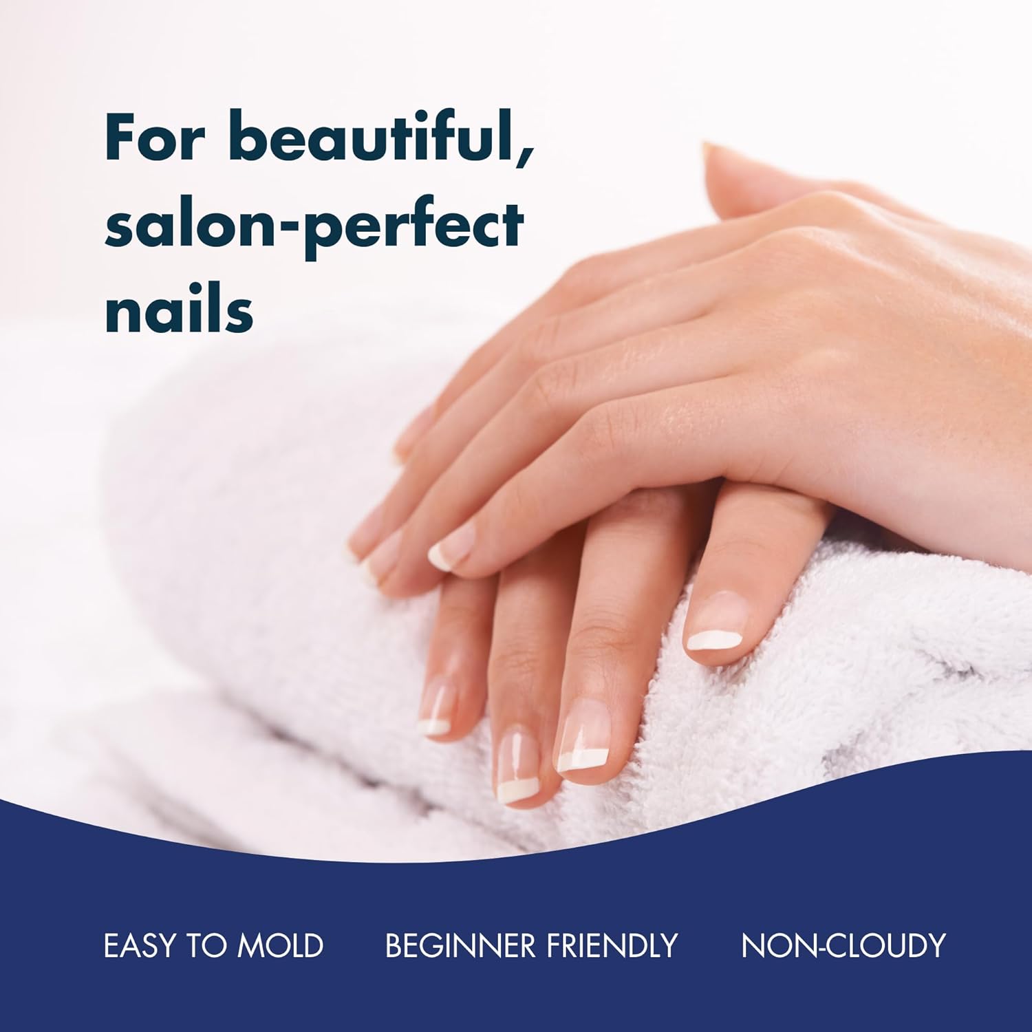 Acrylic Nail Powder, 2oz Medium Pink, Long Lasting Salon Quality, Bubble Free Professional Manicures, Nail Art, Fake Nails, Dip, Carving & Extensions