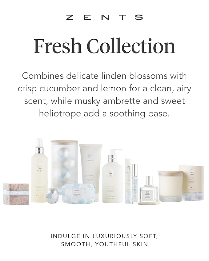 Zents Age-Defying Probiotic Body & Hand Lotion (Fresh) | Moisturizing Lotion with Hyaluronic Acid & Organic Shea Butter | Nourishes & Hydrates Skin | 6.4 fl oz