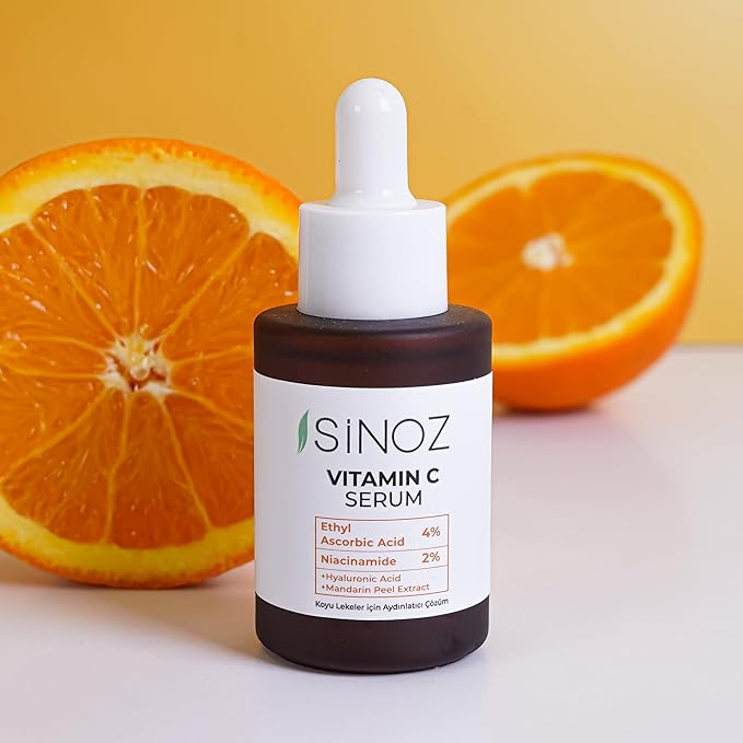 Vitamin C Brightening Face Serum | With Hyaluronic Acid & Vitamin C%4 + Niacinamide%2 | Evens Skin Tone, Fades Dark Spots & Fine Lines | Lightweight & Fast Absorbing | 30 ml