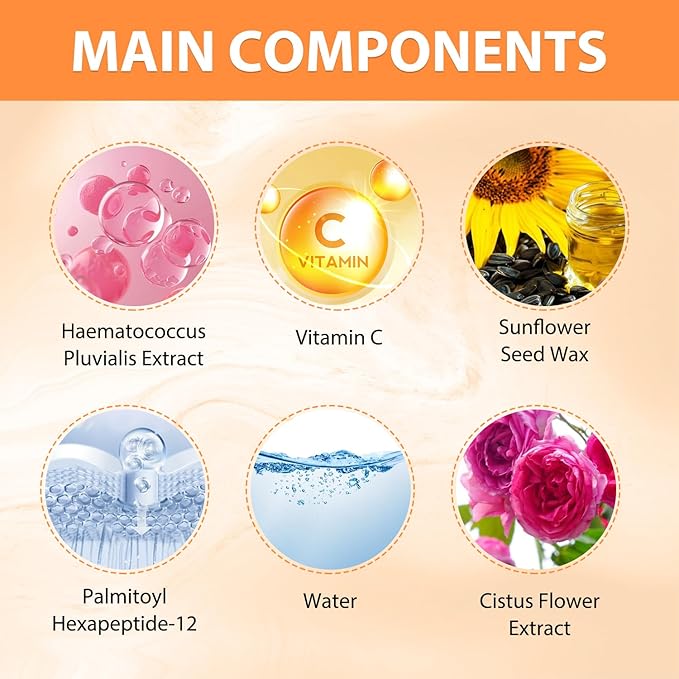 Revive + Glow Vitamin C Eye Balm (0.14 oz),Moisturizing & Hydrating Eye Cream, Brightening and Reducing Dark Circle, Firming Eye Cream (2 PCS)