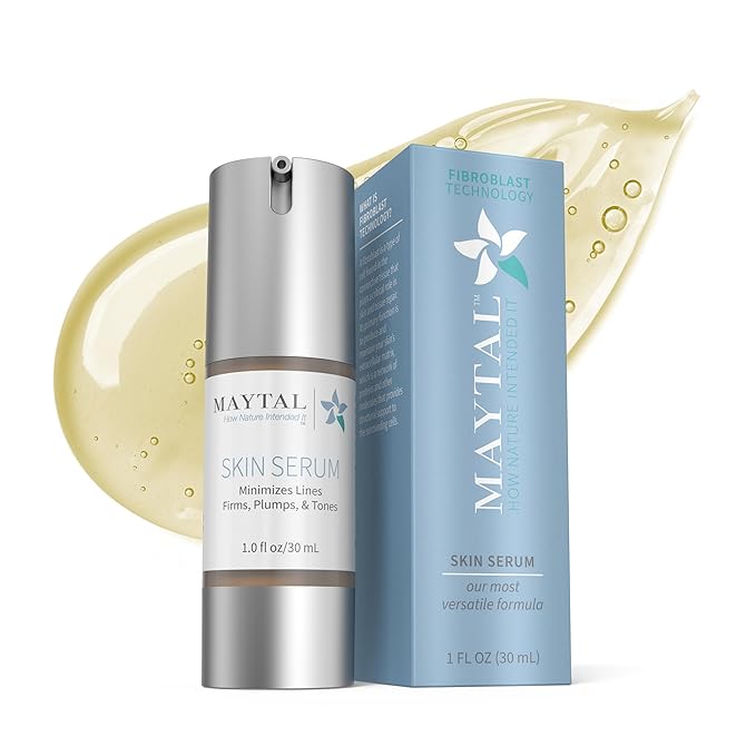 Skin Serum for Hydration, Anti-Aging - Featuring Fibroblast Technology for Collagen Boost & Skin Firmness - Reduces Fine Lines & Wrinkles - 1 fl oz