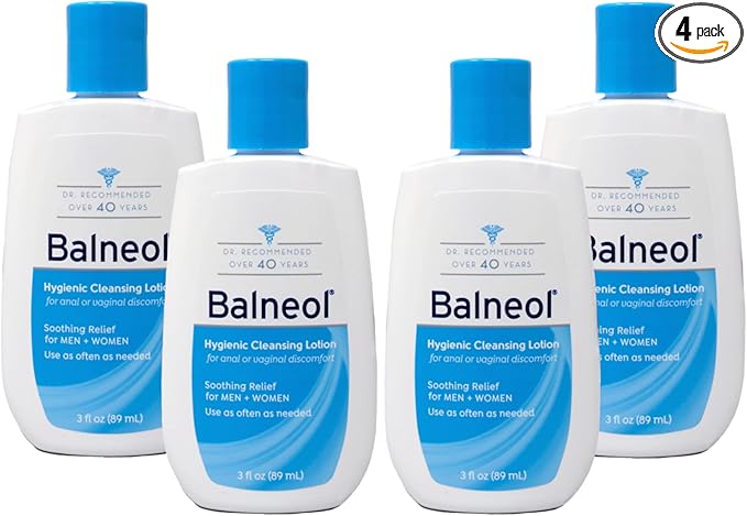 Balneol Hygienic Cleansing Lotion, 3.0 Oz - Buy Packs and Save (Pack of 4)