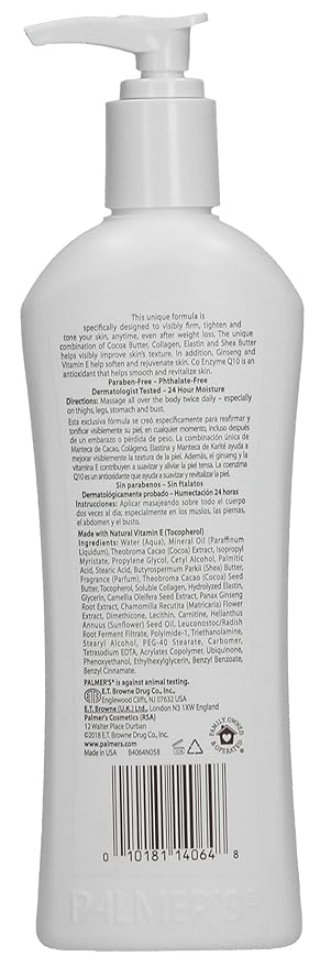 Palmer's Cocoa Butter Formula with Vitamin E + Q10 Firming Butter Body Lotion, 10.6 Ounces, (Pack of 3)