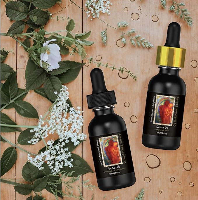 Dew It Up Serum 100% Hyaluronic Acid. Made in USA Natural Organic Moisturizer for Men & Women Anti aging Pore minimizer-Best Hyaluronic acid 1,000x its moisture weight