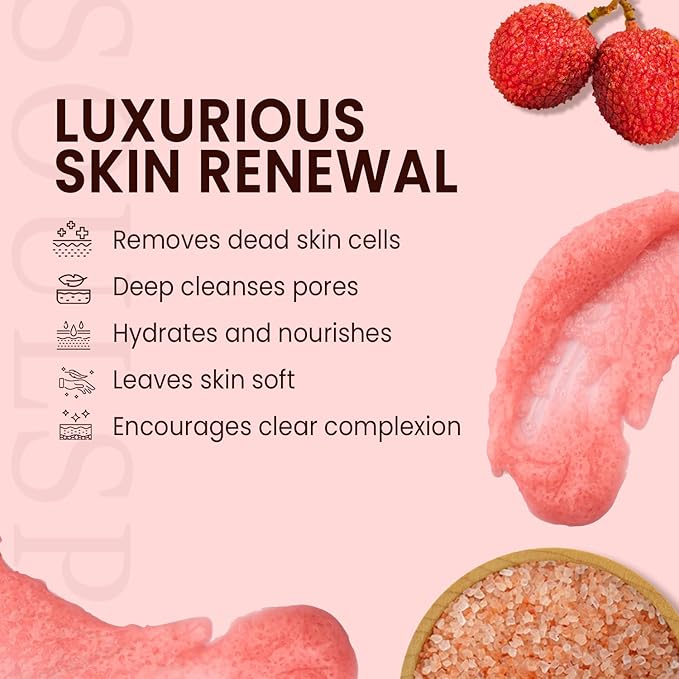 Himalayan Foot & Body Scrub - Luxurious Himalayan Pink Salt Scrub & Mineral Rich Exfoliating Body Scrub for Refreshed and Radiant Skin, 10 oz
