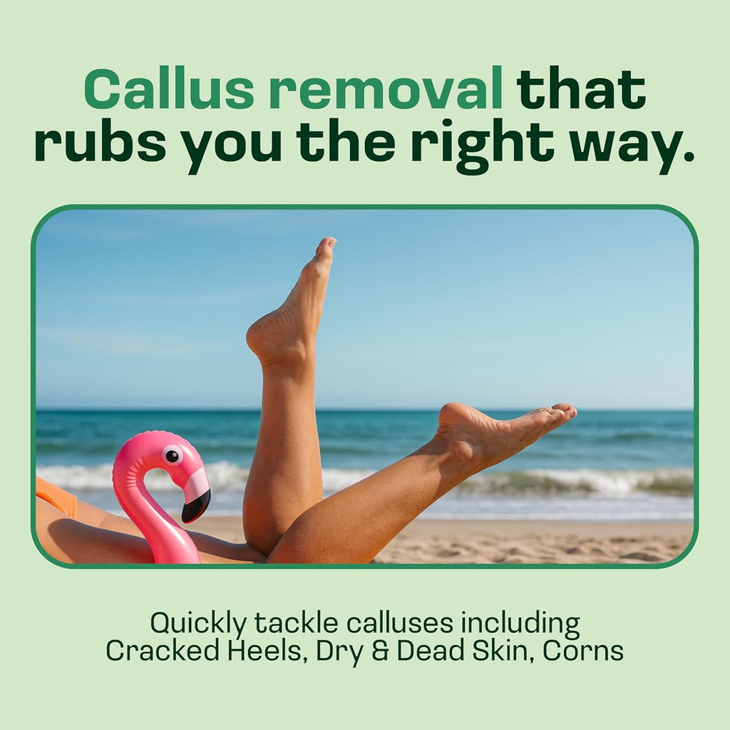 Nano Glass Foot File Callus Remover - The Sole Buffer - Smooth, Silky Feet - Pedicure Tool for Soft Skin - Glass Pumice Stone Alternative