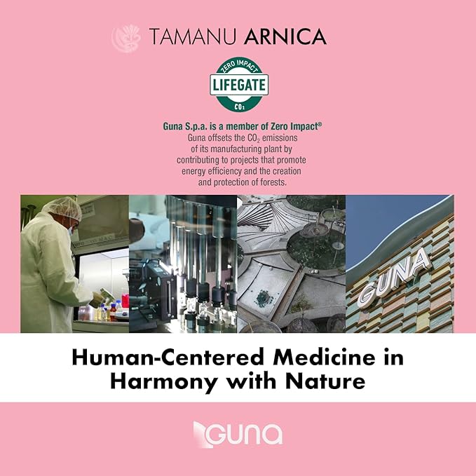 Guna Tamanu Arnica Cream with Calendula and Botanical Plant Extracts to Soothe and Soften Dry, Chapped Irritated Skin - 50 ML