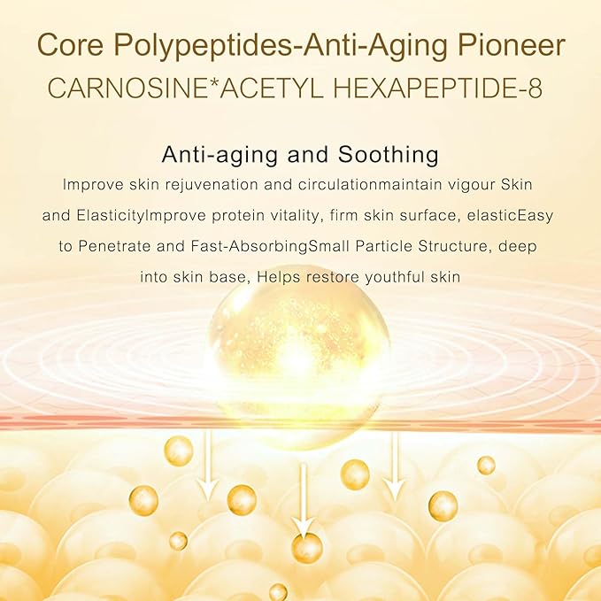 skincare set Anti Aging Skin 10-piece Daily Care Routine Kit With Vitamin C and Peptides Eye Mask Toner Serum Eye Cream Lotion Lady Cream Gifts sets for Valentine's Day