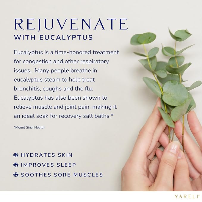 Magnesium Flakes, 5lb Eucalyptus, Dead Sea Bath and Foot Soak, Alternative to Epsom Salt with Over 250,000mg of Magnesium Chloride Per Bag