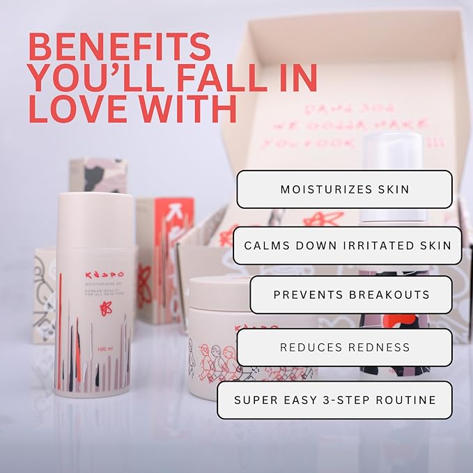 The Essential Pack - Korean Skincare Set with Face Wash, Toner for Face and Face Moisturizer - Suitable for All Skin Types - 3 pc