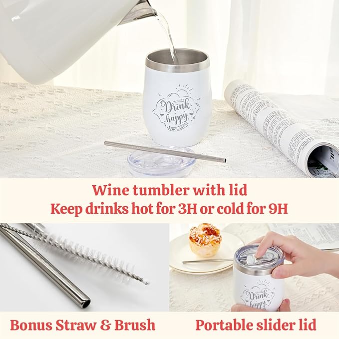 Skin Care Set Muse Lagoon Gift Baskets for Women 5 Pcs Rose Gifts for Her Includes Hand Cream Soap Sponge Shower Gel 355ml stainless steel tumbler, Christmas Gifts for Mom Sister