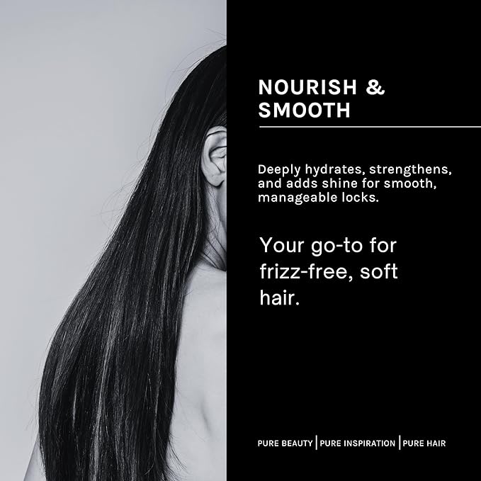 pH PURE HAIR Smooth Perfect Anti Frizz Hair Mask - Softens and adds shine for Frizzy, Unruly Hair, Enriched with Monoi Oil and Magnolia Extract (6.7 Oz)